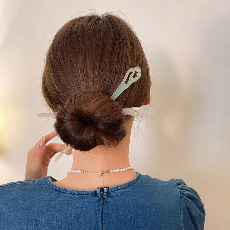 Tradycyjne patyczki do włosów chińskie spinki do włosów wsuwki widelec do włosów vintage pałeczki nakrycie głowy dla kobiet biżuteria ozdoby do włosów ML