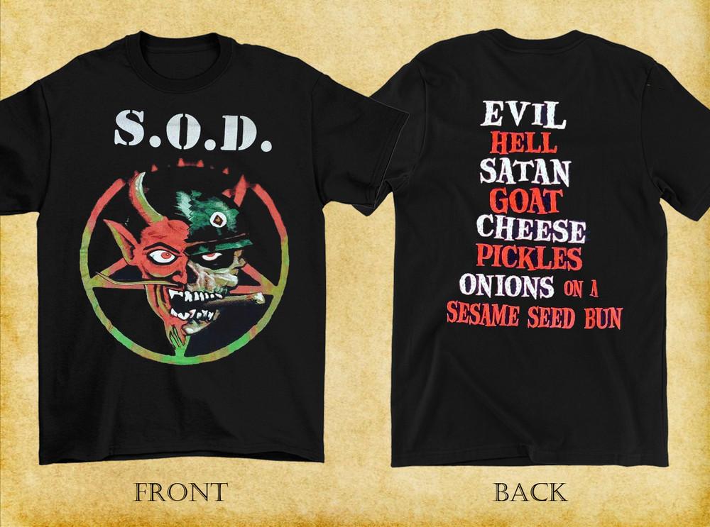 2 Sides Bigger than the Devil S.O.D Stormtroopers Shirt Black S-5XL E1425 Unisex T-Shirt S