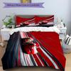 3Pcs Car Art Bedding Set Soft Fabric Duvet Cover Pillowcases Home Xmas Halloween Gift 1 Duvet Cover 2 Pillowcase S1724