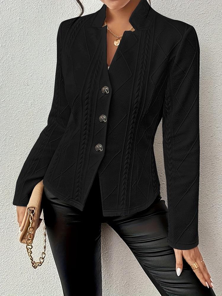 Long Sleeve Plus Size Woman Causal Loose Autumn Spring Vintage Blazer Jackets for Women Coat