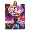 Juice WRLD Music Fuzzy Throw Blanket Xcm for Sofa Bedding The Party Never Ends Funny Lounge Blanket