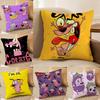Cartoon C-Courage-MT Cute Anime Pillow Case Printing Pillowcase Living Room Sofa Cushion Cover Bedroom Room Decor