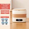 2LCapacity Food Warmer Rechargeable Hot Meal Container Portable Electric Heated Lunch Box  School