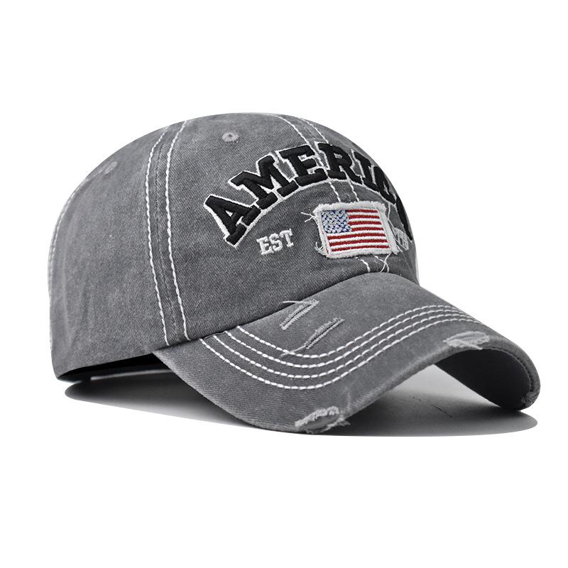 Summer Washed Cotton Baseball Cap Motor Snapback Hat Hip Hop Baseball Hats For Men Women Multicolor Bone Hats