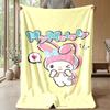 Soft Flannel Blanket Lightweight Cozy Bedroom Living Room CoverMy Melody