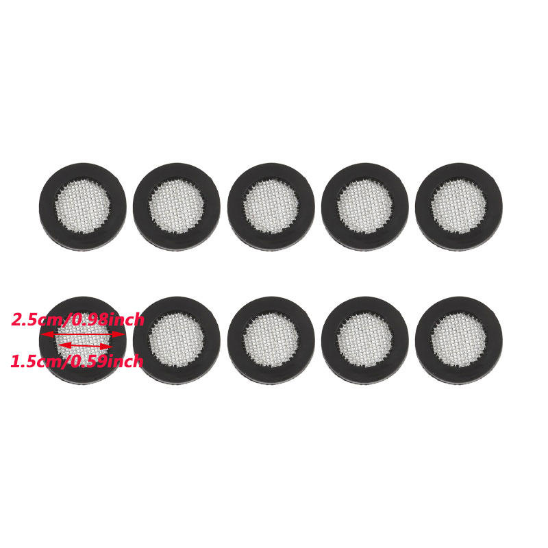 10PCS Rubber Gasket Hose Washer Seal O-Ring Flat Gaskets Filter Net Garden Shower Head Fit For Garden Hose Water Faucet