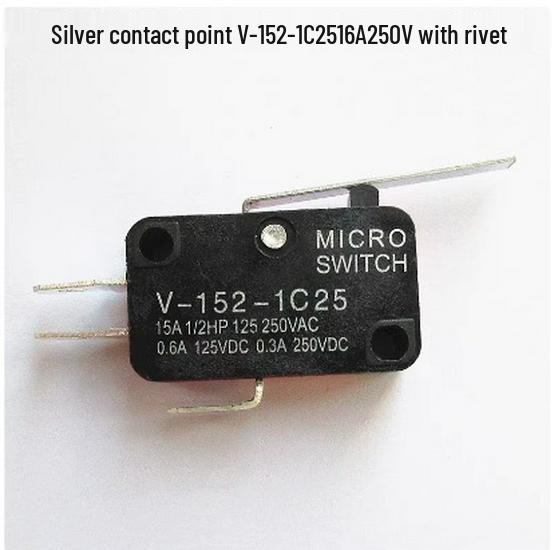 Silver Contact 15A Micro Switch with Stroke Options V-15, 151-156-1C25