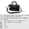 VITAFELICE Women's 2-Way Mini Boston Bag (inb-10158p) (Black)