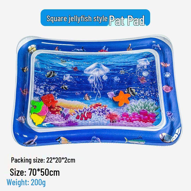 Inflatable Baby Water Mat - PVC Patting Cushion for Crawling Babies