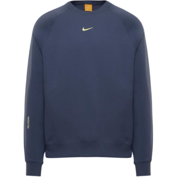 Nike x NOCTA Fleece CS Crew Sweatshirt Diffused Blue Men s FN8160-491 XS