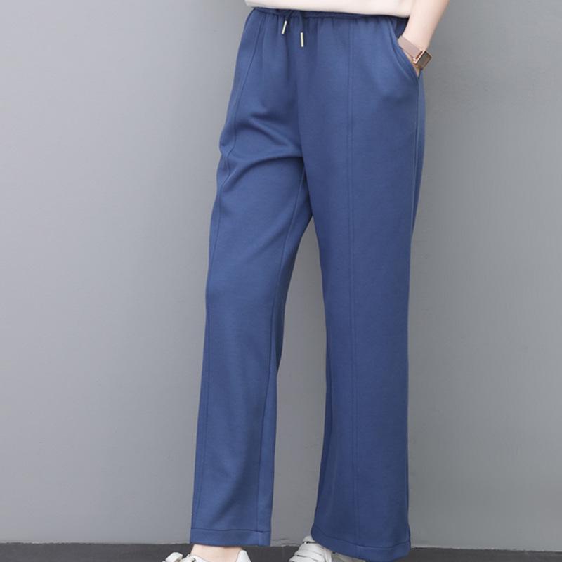 2024 Women's Fashion Wide Leg Pants: Versatile, Loose-Fitting Trousers for Spring and Autumn