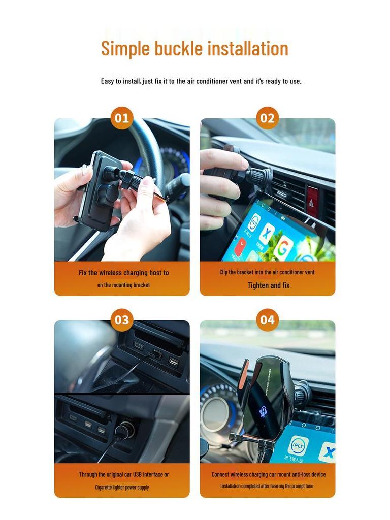 Apple Chytrý Bezdrátový Nabíjecí Držák Telefonu do Auta a Lokátor/Navigátor s Funkcí Proti Ztrátě