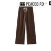 PEACEBIRD Women's Spring Velvet Straight-Leg Casual Pants