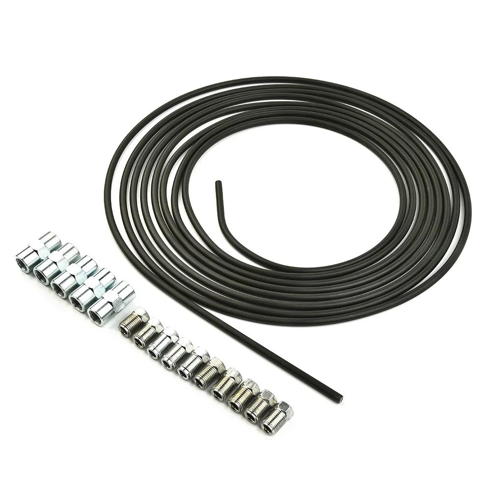 Złączki Powlekane tworzywem sztucznym 5m Przewód hamulcowy Przewód hamulcowy Stal 4 75 mm 10 Złącza śrubowe 5 Złączki 4 75 mm Powlekane tworzywem sztucznym