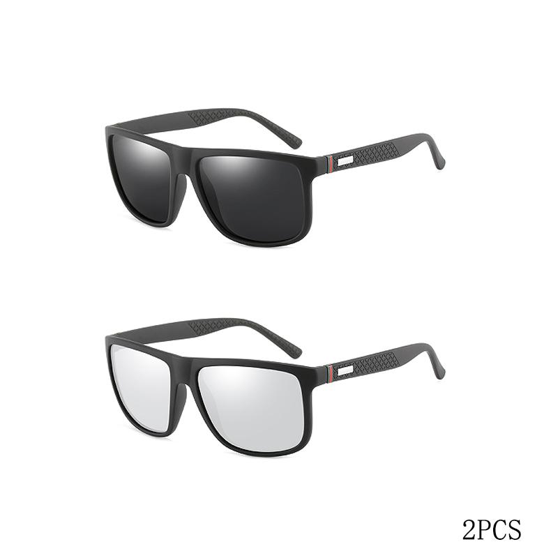 Fashion Vintage Square Polarized Sunglasses Men Women Luxury Brand Designer Men's Sun Glasses Driving Fishing UV400 Eyewear Man