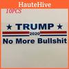 Trump 10pcs Donald Bumper Sticker 2020 Build The Wall Promises Kept Sticker Pack