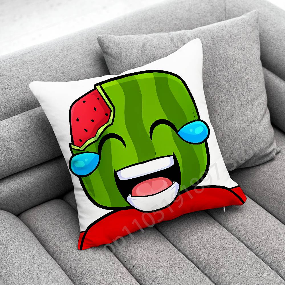 Federa per Cuscino Decorativo S-Sunny e M-Melon Per Quadrati da 45*45cm 40cm 55cm 50cm 30cm Federa per Cuscino da Auto
