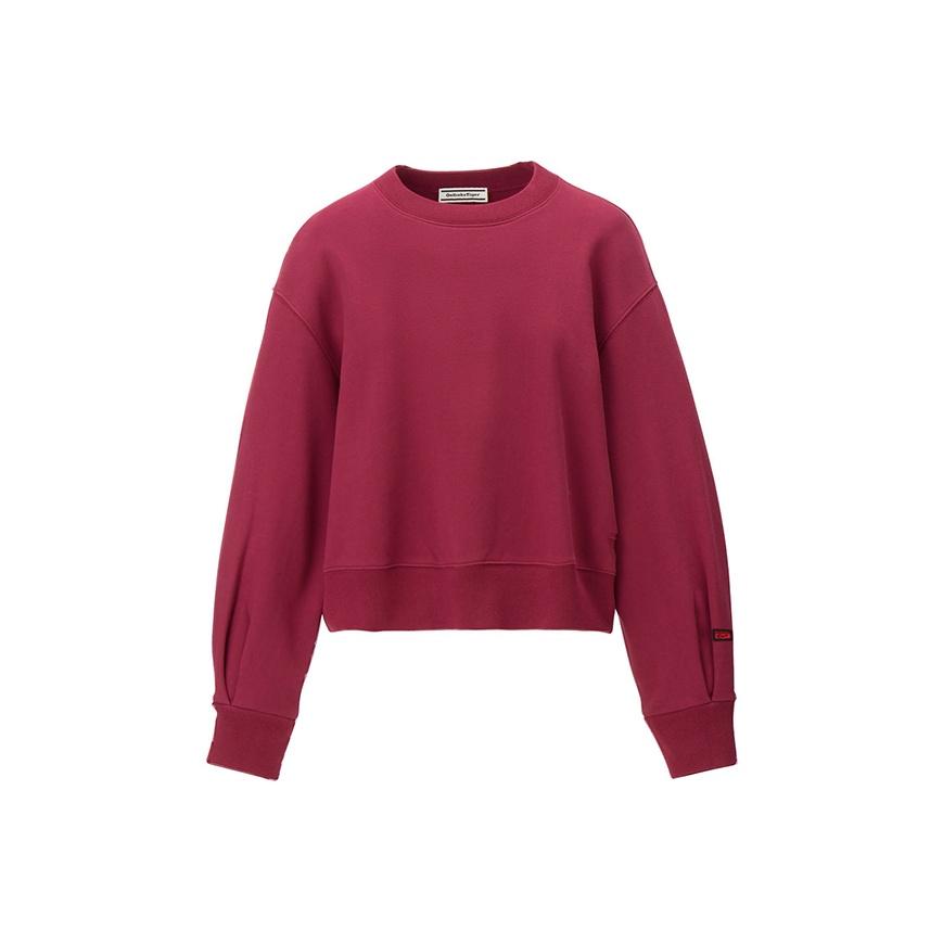 Onitsuka Tiger Ws Sweat Top Casual Round Neck Pullover Sweatshirt Women tops 2182B486-500