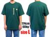 Carhartt Short Sleeve Pocket Pocket T Big Silhouette Big WORKER POCKET Hunter Green Size S T-shirt T-shirt S/S T-SHIRTS(K87)