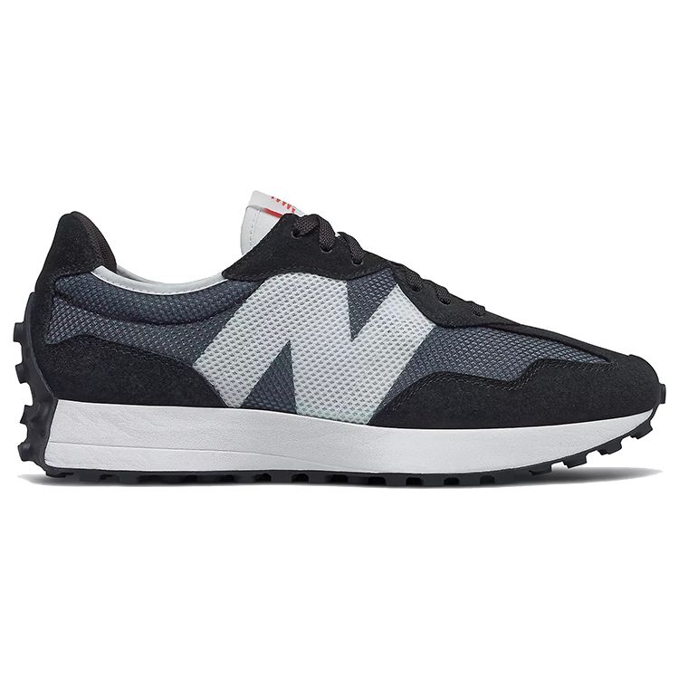 New Balance 327 Black White Unisex Sneakers MS327BC