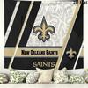 New Orleans Saints Logo Wall Tapestry Aesthetic Wall Hanging Printed Fabric Blanket Decorative Tapestries for Bedroom Living Room Home Decor