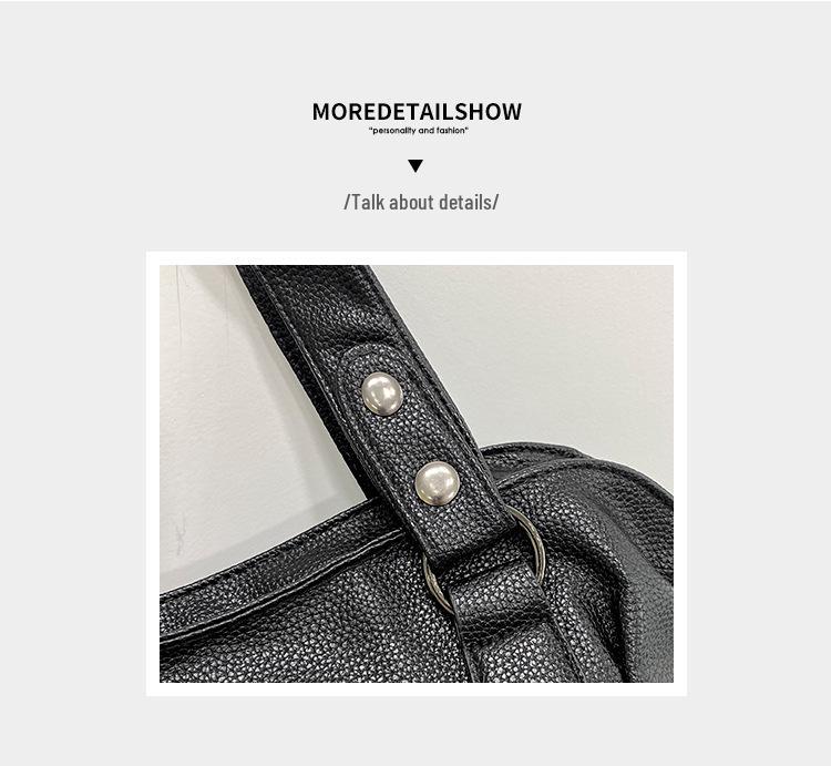 Women's 2025 Large Capacity Spring/Summer Handbag - Korean-Style Fashionable Shoulder & Crossbody Bag for Middle-Aged Moms