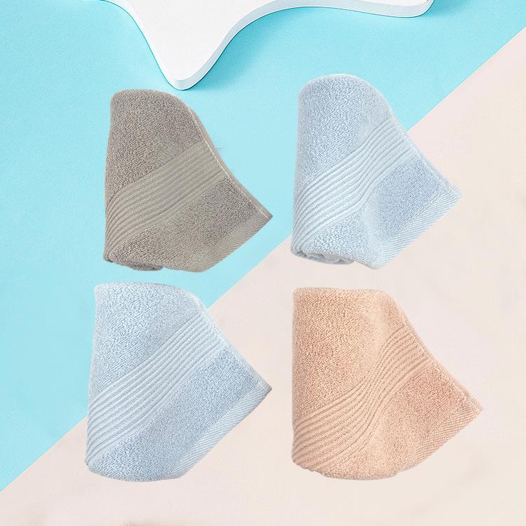 Pure Cotton Square Towel Broken Square Towel Cotton Non-shedding Water-absorbing Kindergarten Hand Towel