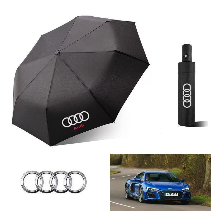 

Розкішна Автоматична Складана Парасолька з 8 Ребрами для Сонця та Дощу з Логотипом Автомобіля