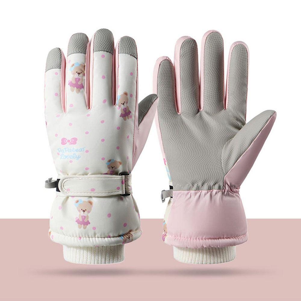 Warm Winter Skiing Gloves Non-slip Snowboard Gloves Fashion Outdoor Sports Gloves for Men Women