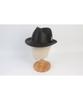 Yunibeosyeolkemiseuteuli Bu Gentle Simple Black Fedora Summer Hat