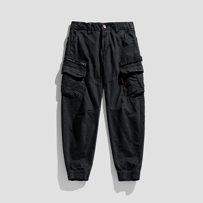 Мужские летние леггинсы-комбинезон Ретро-комбинезон Мужской повседневный комбинезон Многокарманный Хлопок 29