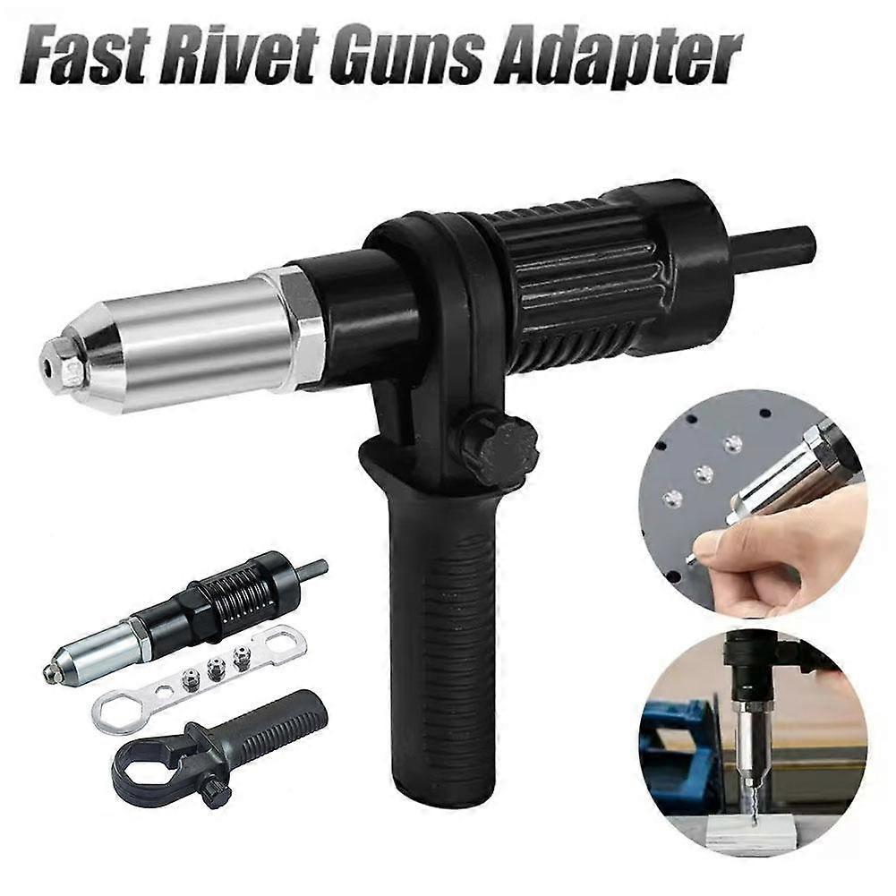 Car Rivet Gun Adapter Riveter Gun Adapter Kit for Cordless Electric Power Drill