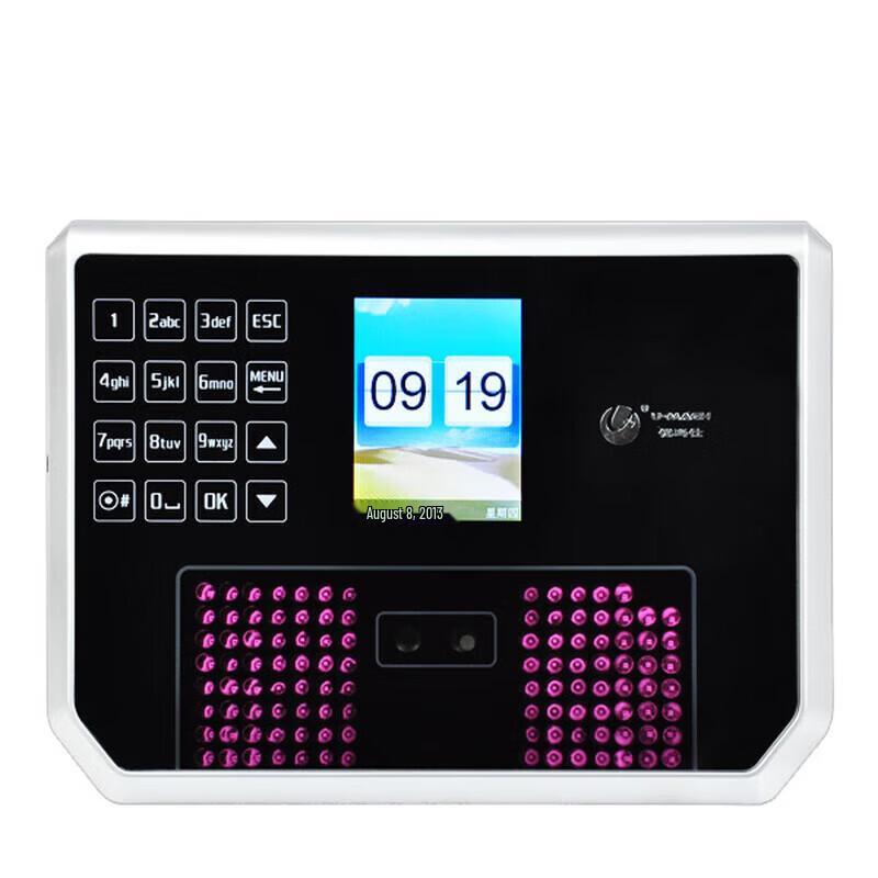 Yumashi U-R931T Fingerprint Facial Recognition Time Attendance Machine CN plug (adapter included)