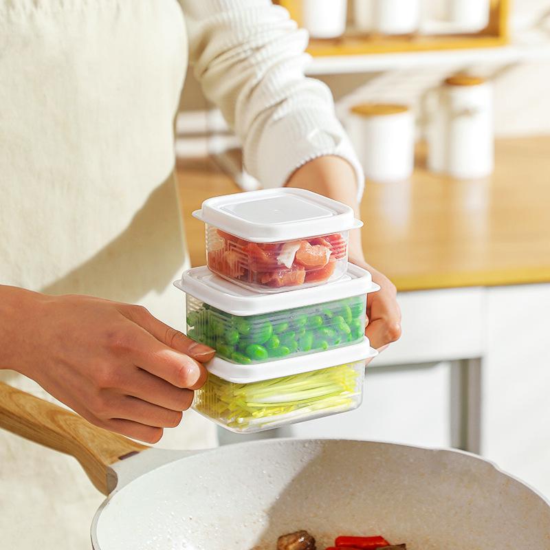 Microwaveable Portion Boxes for Frozen Meat, Grains & Miscellaneous Storage in Fridge/Freezer