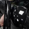 Piano Black Glossy Vinyl Wrap Film Self Adhesive Vinyl Sticker Bubble Free for Window Trim Mirror Car Motorcycles Bicycle Laptop