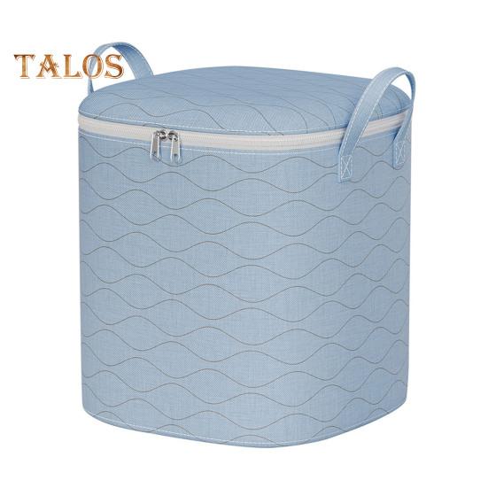 

Вместительная сумка для хранения одежды с ручкой, застежкой-молнией, пыле- и влагонепроницаемая, утолщенная, сумка-органайзер для пододеяльника L