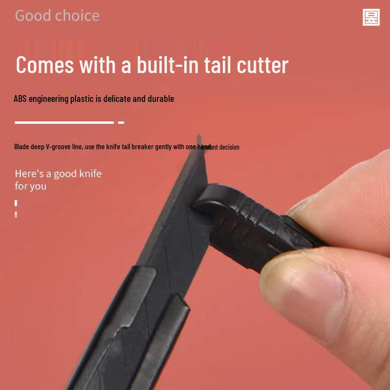 Stainless Steel Paper Cutter: Engraving Knife with Thickened Blade for Students and Unboxing