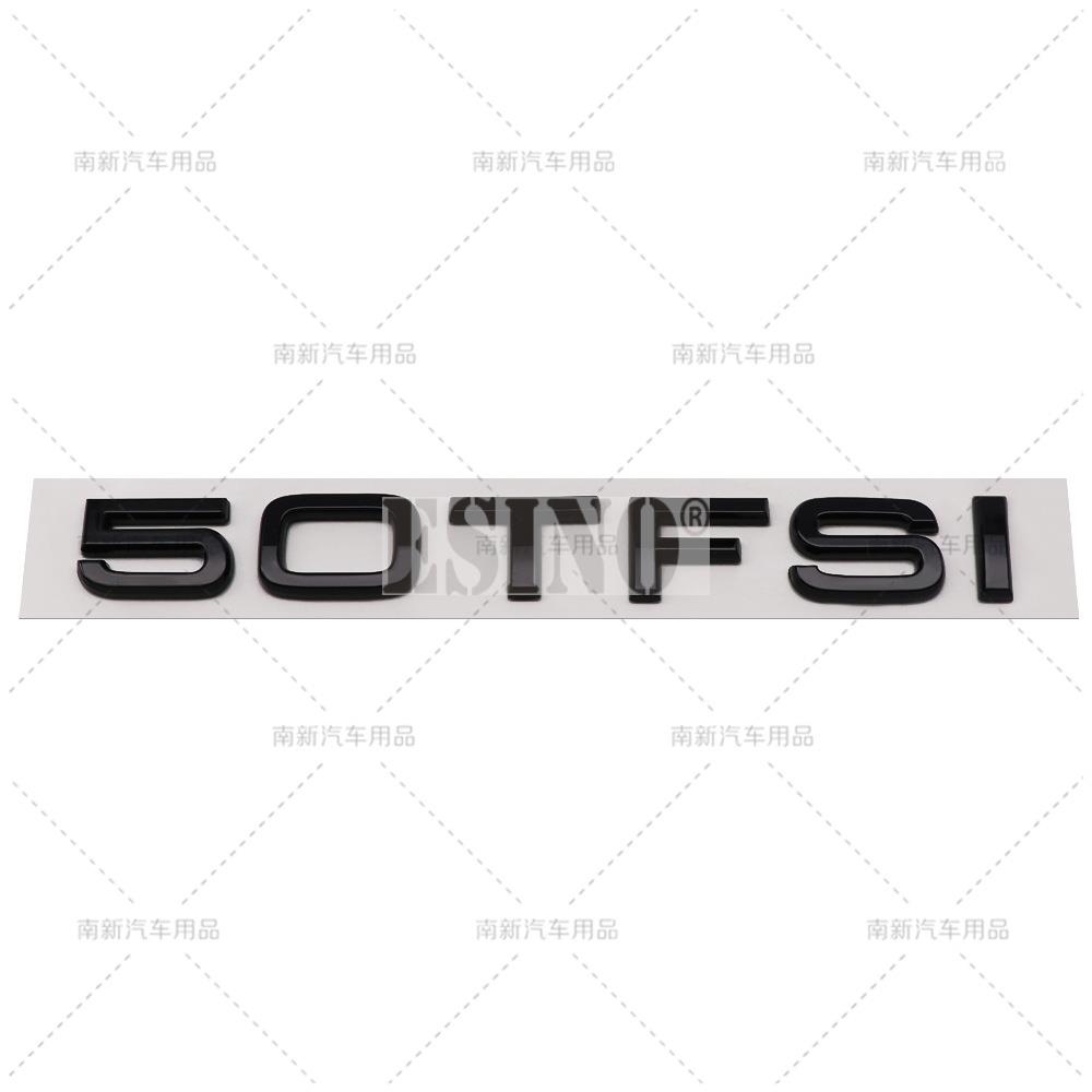 30 35 40 45 50 55 60 TFSI ABS Emblema Adesivo Adesivo Decalcomania per Bagagliaio Posteriore per Audi A4 A5 A6 A7 A8 Q3 Q5 Q6 Q7 Q8