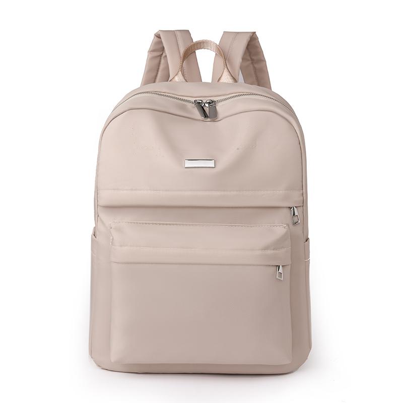 

Нейлоновые женские рюкзаки на молнии большой вместимости базовый стиль строчка женственный бренд