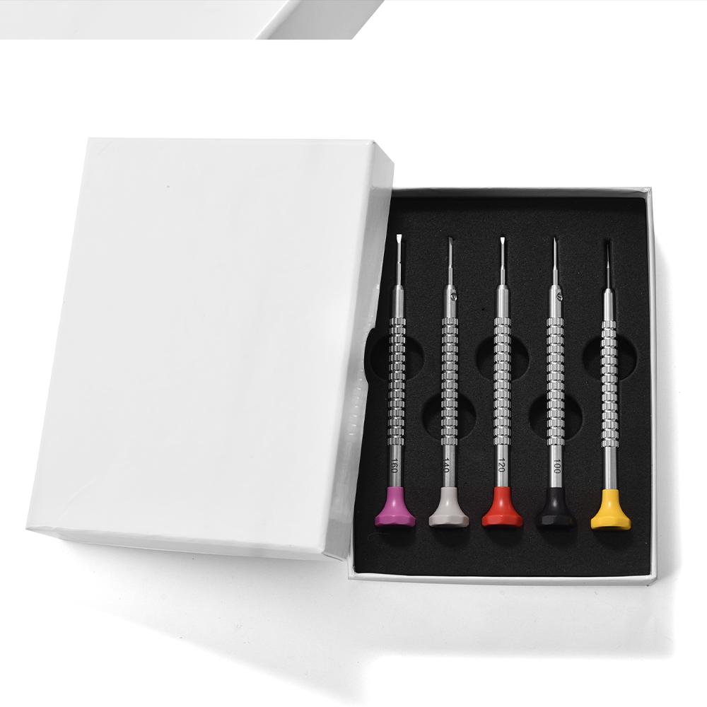 STAPELP Для Ремонта Плоские Крестовые Отвертки Phillips Шило Инструменты для Изготовления 5 шт. Нержавеющая Сталь Сплав Отвертка Инструмент для Ремонта Часов