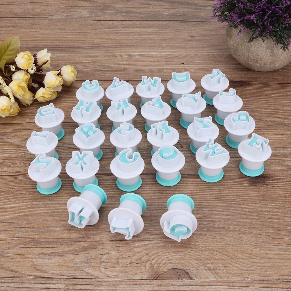 26PCS Letter - Shape DIY Biscuit Baking Mold Cookie Mold Cutter Fondant Cutter (Capital Letter)