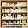 Längenverstellbare Aufbewahrungsbox Ausziehbarer Schubladenorganizer Stapelbare Schrankorganizer Küchenaufbewahrungsbox