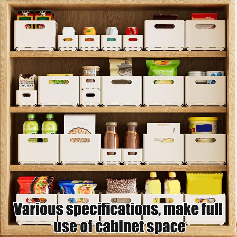 Längenverstellbare Aufbewahrungsbox Ausziehbarer Schubladenorganizer Stapelbare Schrankorganizer Küchenaufbewahrungsbox
