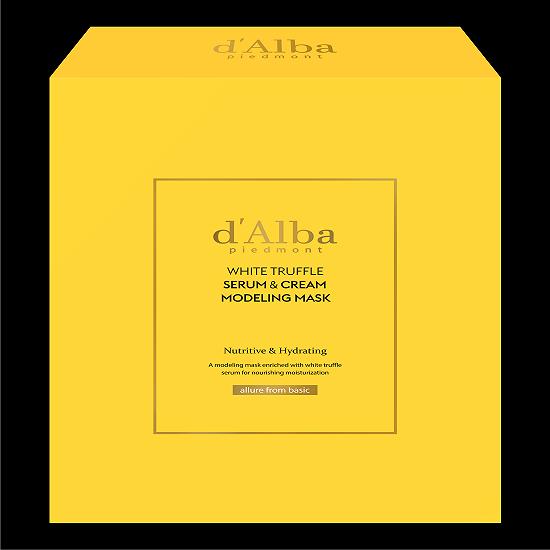 

d Alba Serum & Cream Modeling Mask 66g*4 servings single