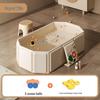 WEZHO Large Foldable Baby Bathtub for 0-5 Years