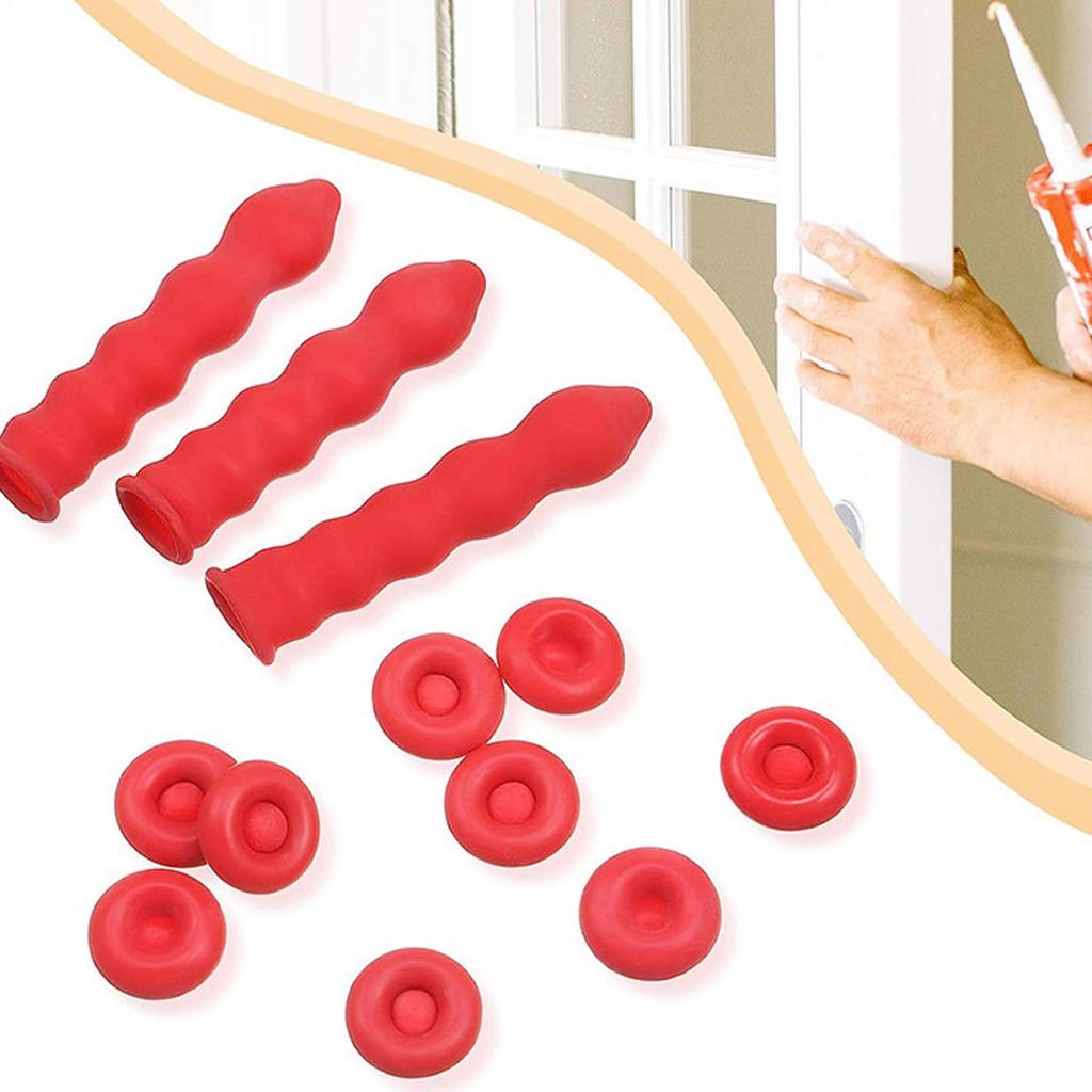 20 Stück Dichtstoffkappen Glasleimspitze Verschlusskappen Kartuschenklebermündung Schutzabdeckung Dichtstoffpistolen Düsenkappen Dichtstoffsparende Kappen