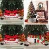 Happy New Year Christmas Tree Skirt Party Decor Outdoor Blanket New Carpet Floor Mat Christmas