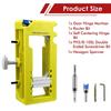 Door Hinge Installation Kit Door Hinge Router Template With Silicone Non-slip Pads No Hammer Or Chisel Cabinet Hinge Jig