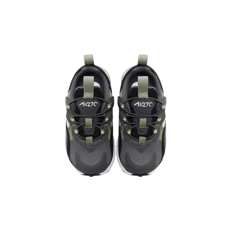 Nike Odpružení Air Max 270 Odolné Nízké Dětské Běžecké Boty Dětské Běžecké Boty Šedá Zelená CD2654-022