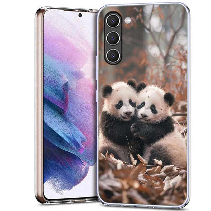 Panda Baby, Riesenpanda Familie Handyhülle für Samsung A54 A14 A24 A34 A17 A37 A57 A55 A35 A25 A15 A13 A23 A33 A53 A07 A05S A04S